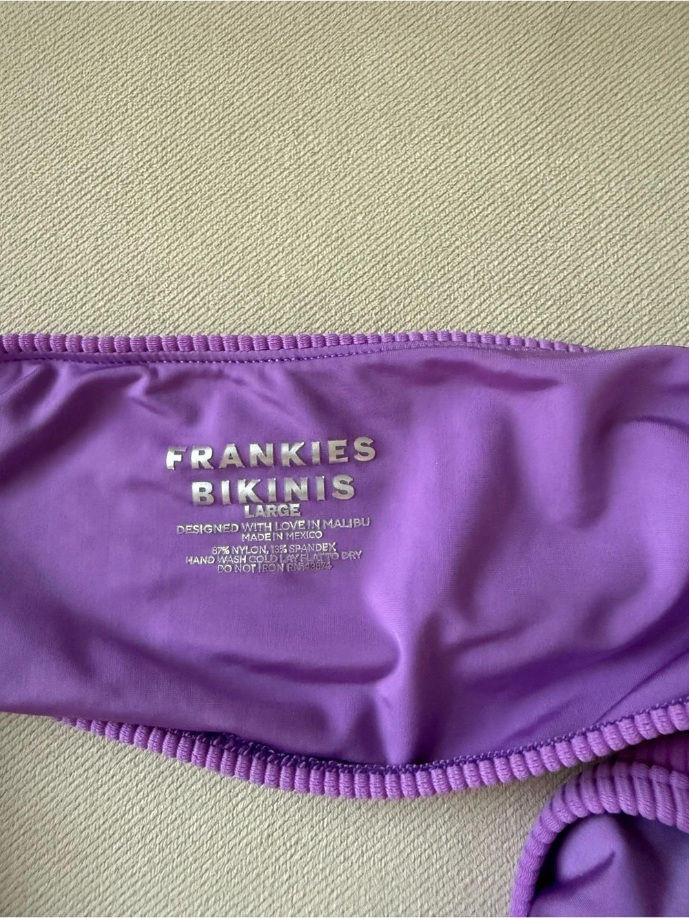 Frankie’s bikinis strapless top
